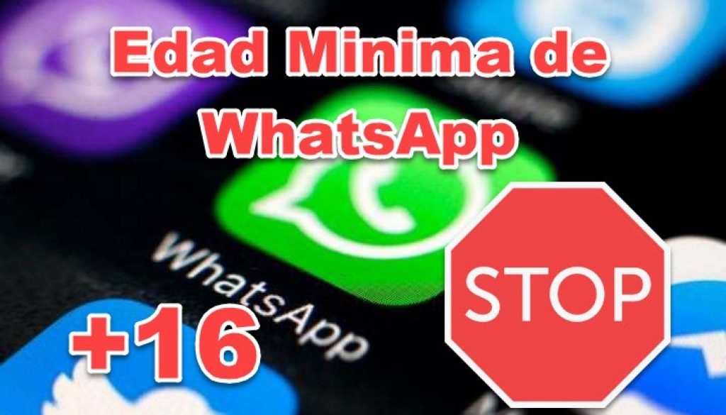 whatsapp edad minima